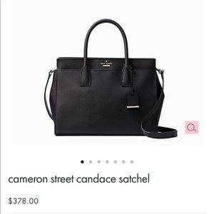 Kate Spade Cameron Street Candace Satchel in Black